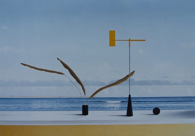 Coastal Navigation, 1994, acrylic on panel, 70 x 97 cm