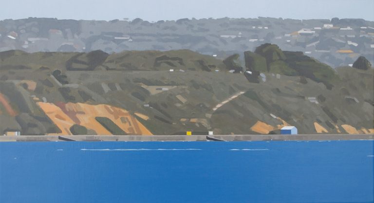 The Road to the Sea 9, 2008, oil on canvas, 25 x 45 cm